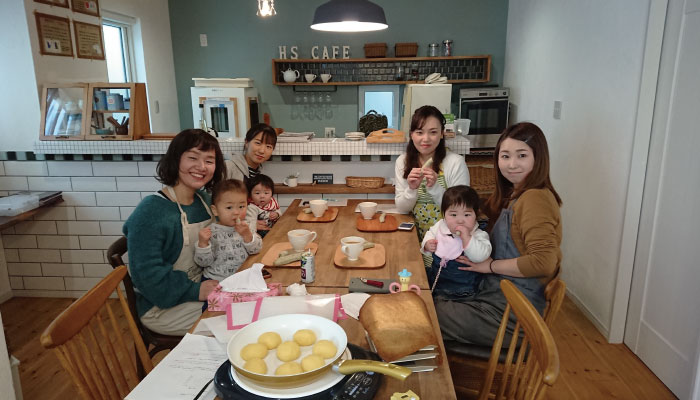 ナチュラルな家　かわいいお家　京都　離乳食パン