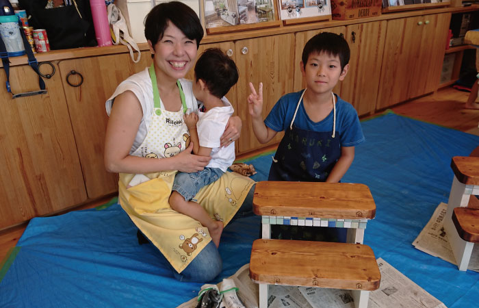 ナチュラルな家　かわいいお家　京都　ワークショップ